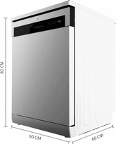 Lavavajillas Cecotec Bolero Aguazero 6100 Inox E - 13 cubiertos - Acero inoxidable